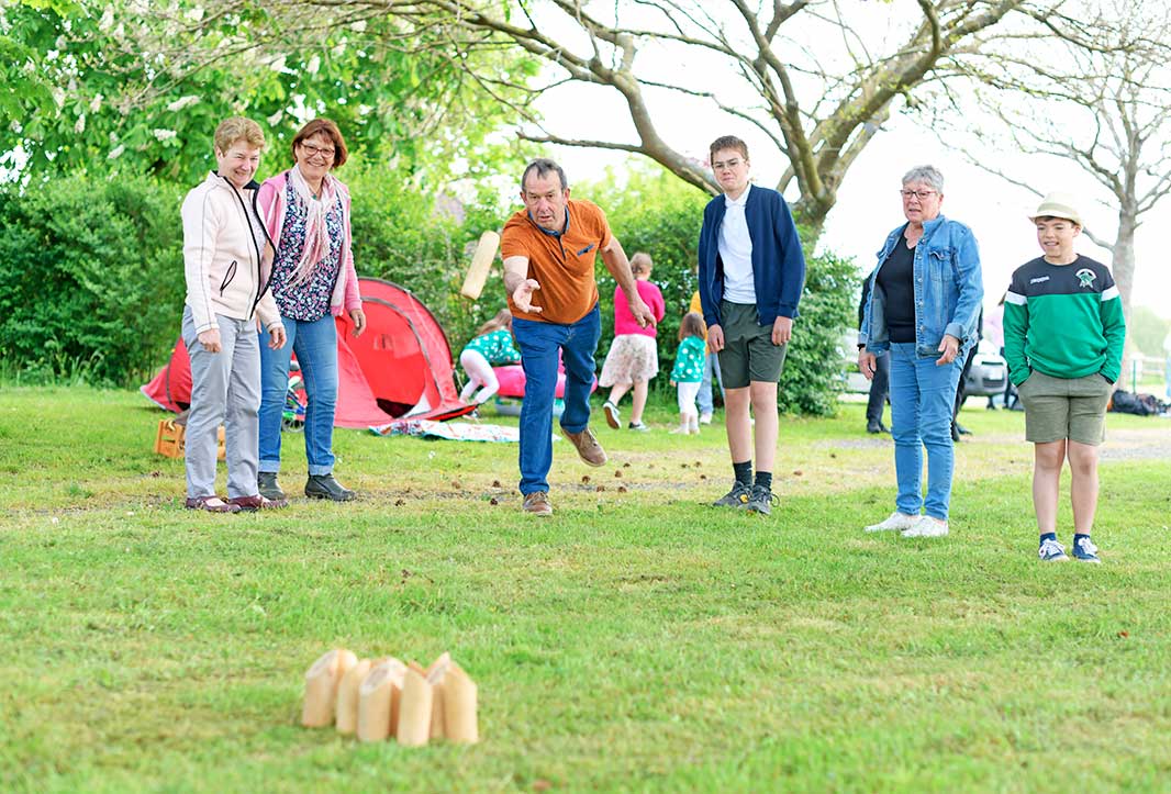 Emplacement de camping arboré